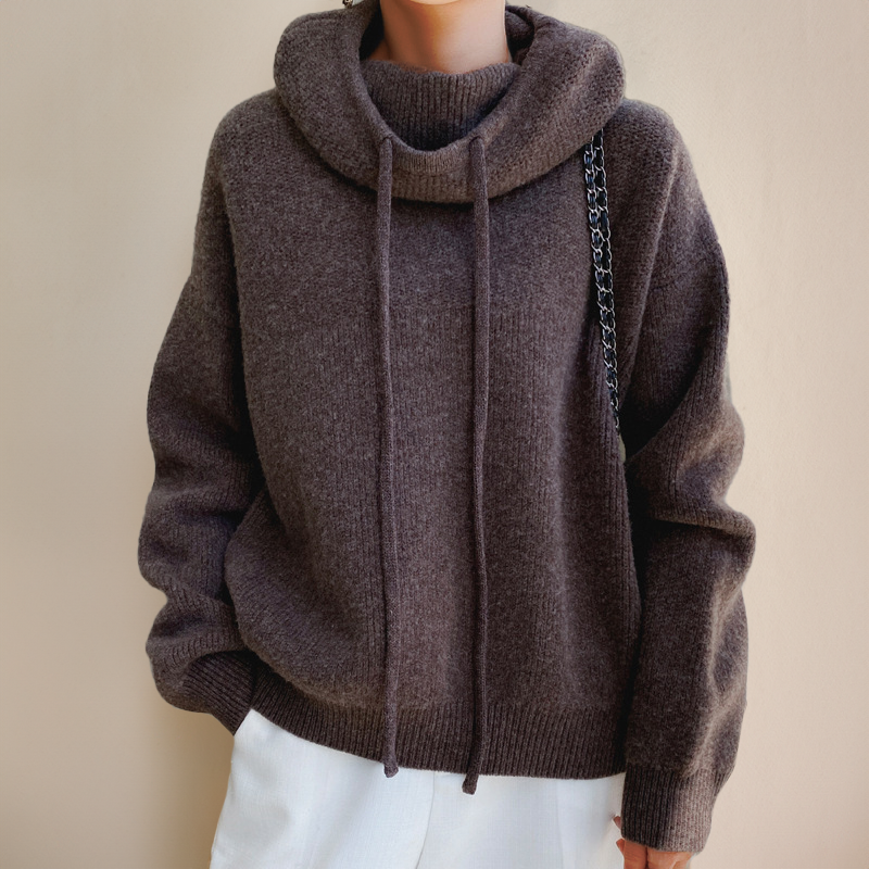 Mila™ | Relaxed Knit Hoodie