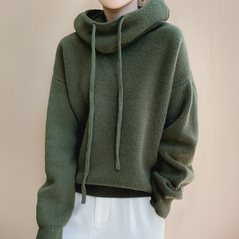 Mila™ | Relaxed Knit Hoodie
