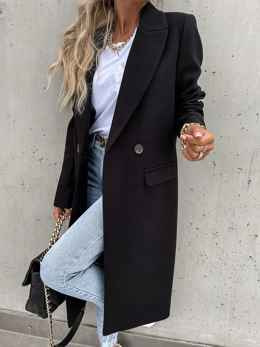 Marlene | Classic Long Wool Coat